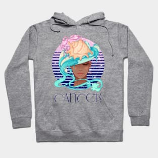 Cancer Zodiac Sign | Circle  Beautiful Girl Hoodie